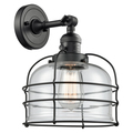 Innovations Lighting One Light Vintage Dimmable Led Sconce With A High-Low-Off" Switch." 203SW-BK-G72-CE-LED